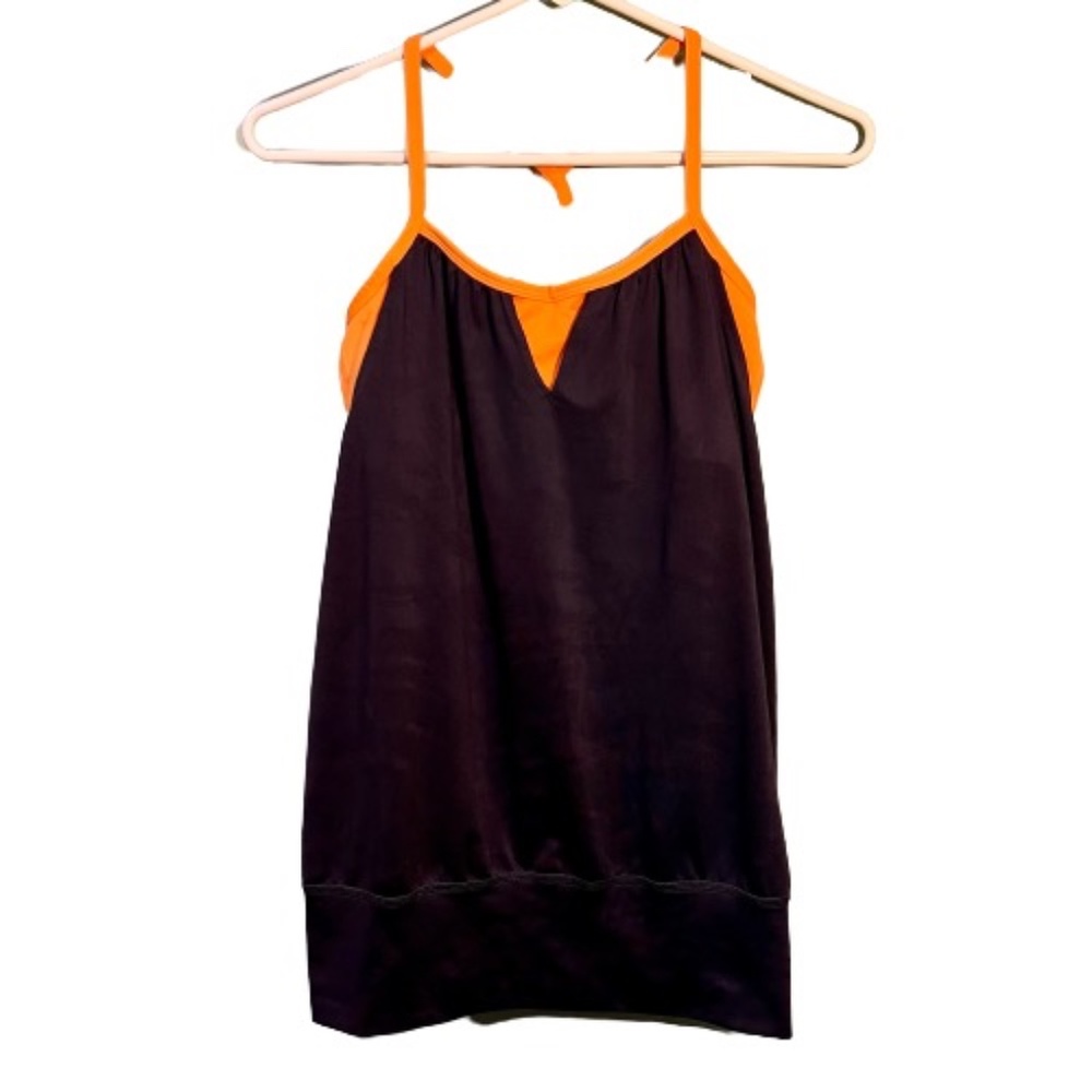 The North Face Purple And Orange Racerback Tank Top, Size Small